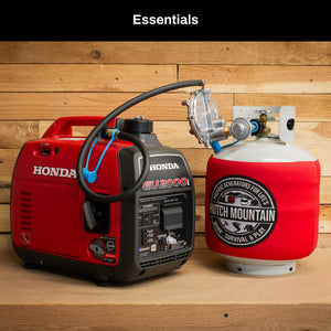 Honda EU2000i Propane, Natural Gas & Gasoline Generator Tri-Fuel Kit