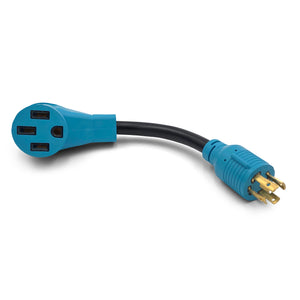 CircleCord 4 Prong 30 Amp to 50 Amp 12" Adapter Cord
