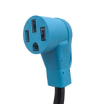 CircleCord 4 Prong 30 Amp to 50 Amp 12" Adapter Cord