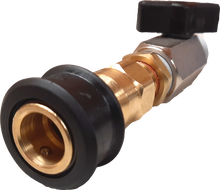 Load image into Gallery viewer, 1/2&quot; Quarter turn valve with a 3/8&quot; Female Quick Disconnect