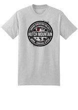Load image into Gallery viewer, Hutch Mountain Short Sleeve T-Shirt (Grey, Large Logo) Front